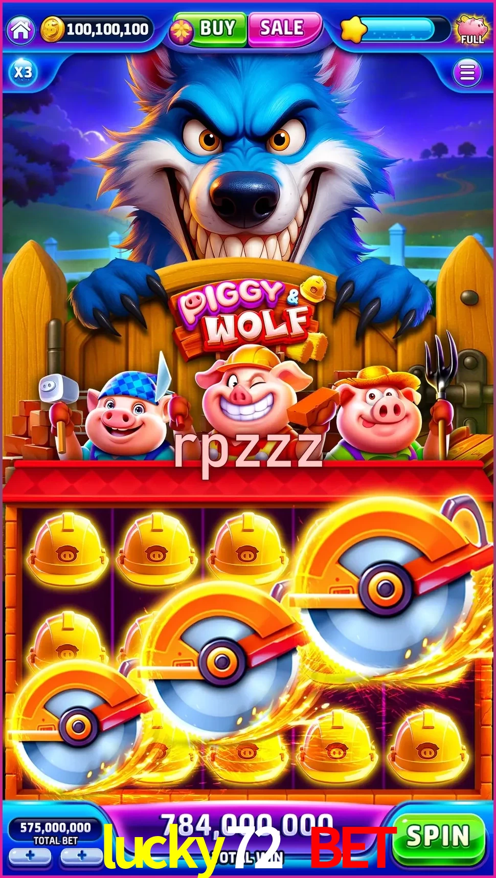 lucky72 bet — cuplikan layar ringkas